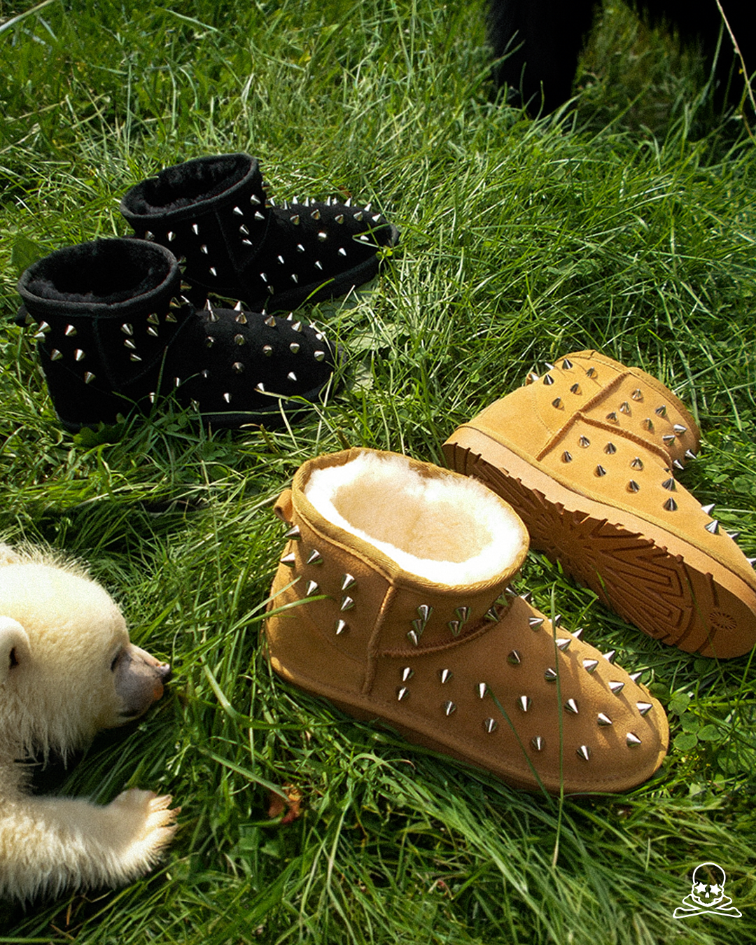 Ugg studded shop slippers