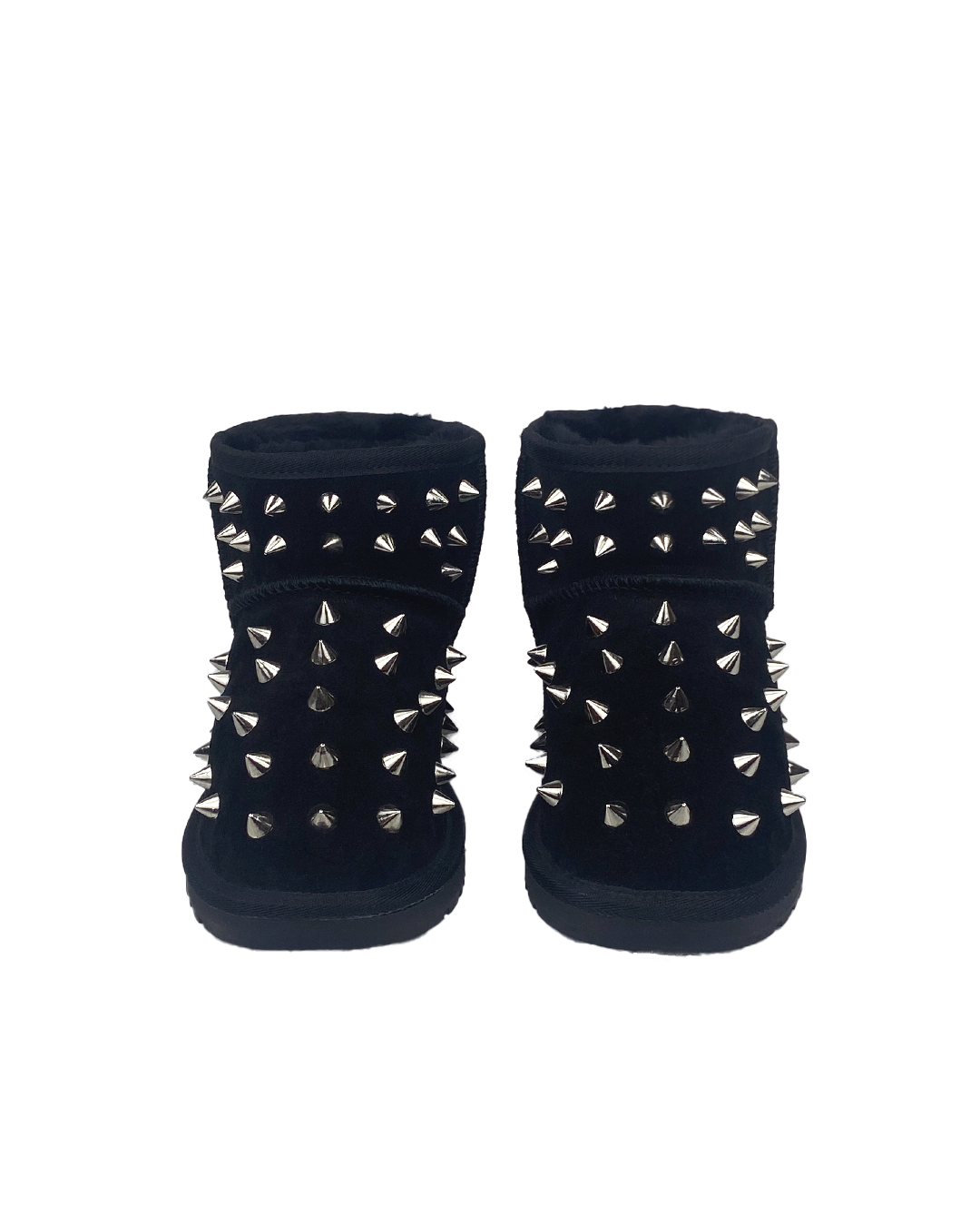 prngrphy studded suede ankle boots black front ugg